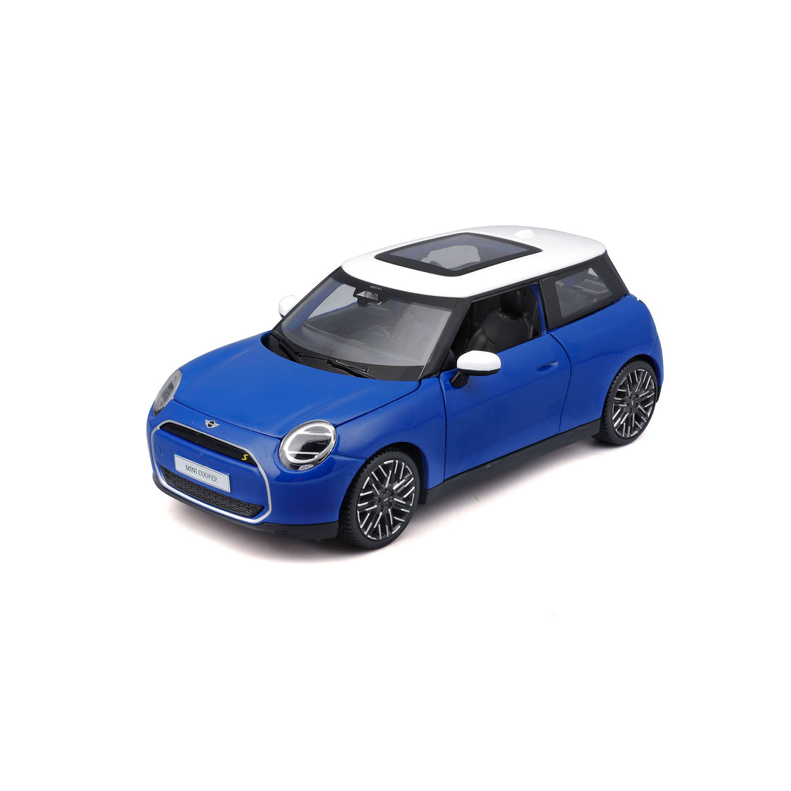 Mini Cooper SE (J01) 2024 blue 1:24 Scale Model Car