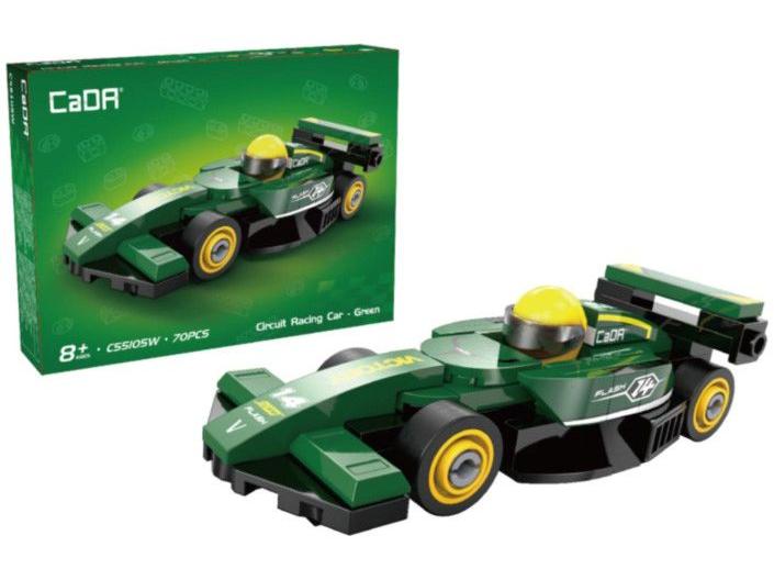 Mini Green Circuit Racing Car Brick Builder (70 pcs) Cada Kit-Cada-Diecast Model Centre