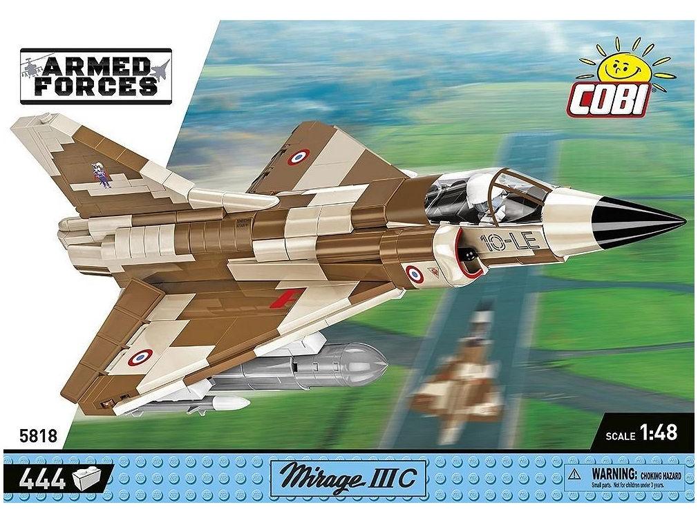 Mirage IIIC Armed Forces (444 pcs) Cobi Brick Build Kit-Cobi-Diecast Model Centre