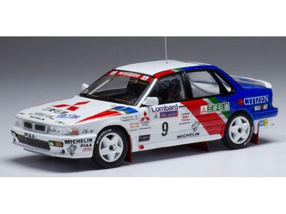 Mitsubishi Galant VR-4 #9 Mitsubishi Ralliart RAC Rally 1990 K.Eriksson 1:43 Scale IXO Diecast Model Car-IXO-Diecast Model Centre
