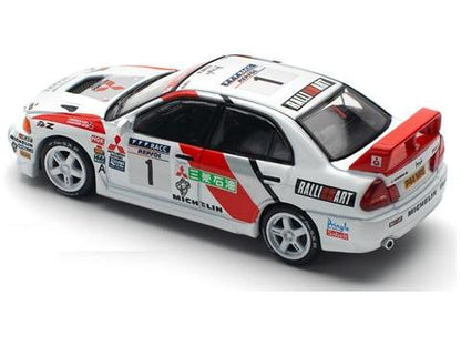 Mitsubishi Lancer EVO IV #1 Makinen Winner Rallye Catalunya 1997 1:64 Scale Pop Race Diecast Model-Pop Race-Diecast Model Centre