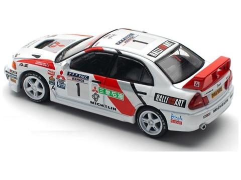 Mitsubishi Lancer EVO IV #1 Makinen Winner Rallye Catalunya 1997 1:64 Scale Pop Race Diecast Model-Pop Race-Diecast Model Centre