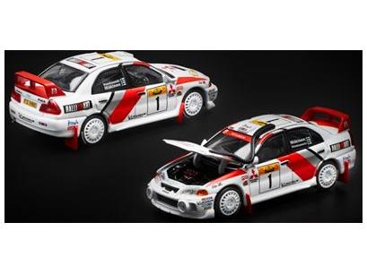 Mitsubishi Lancer Evolution IV Safari Rally Kenya 1998 1:64 Scale Pop Race Resin Model Car-Pop Race-Diecast Model Centre