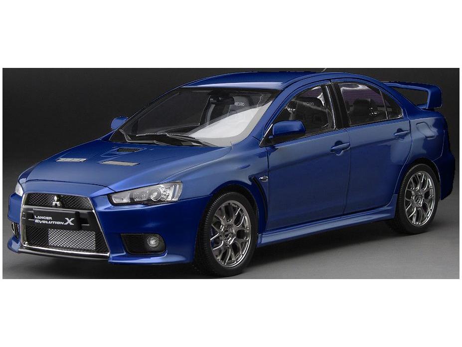 Mitsubishi Lancer Evolution X Blue Metallic 1:18 Scale Sun Star Diecast Model Car-Sun Star-Diecast Model Centre
