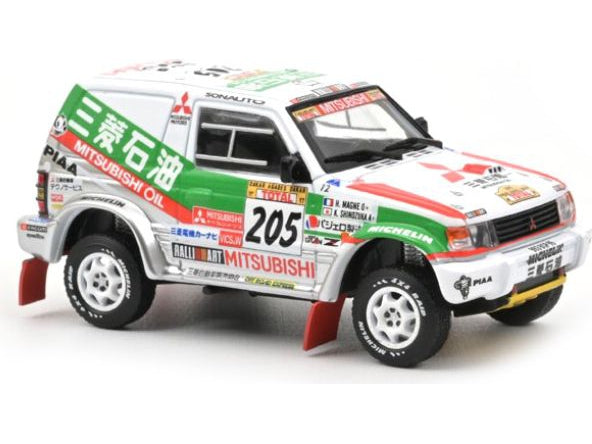 Mitsubishi Pajero #205 Winner Dakar Rally 1997 K.Shinozuka - 1:43 Scale Diecast Model Car-Norev-Diecast Model Centre