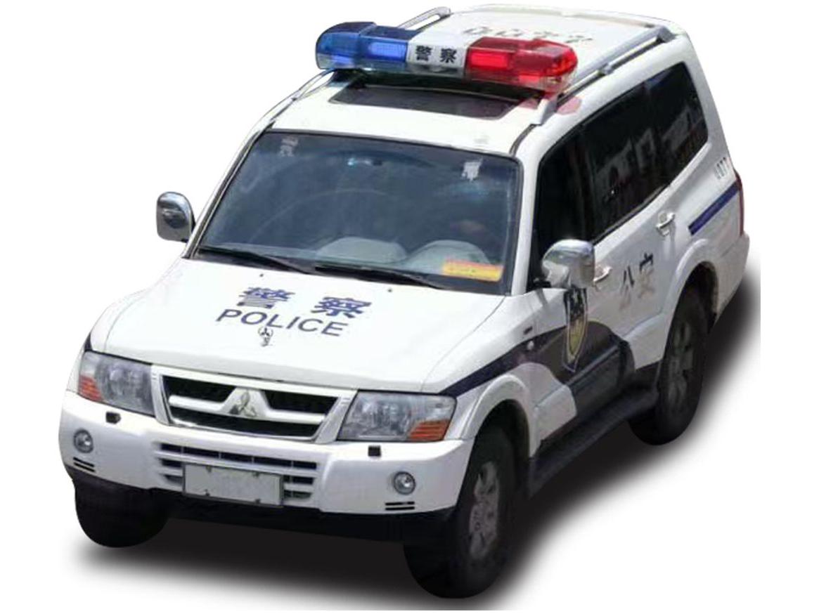 Mitsubishi Pajero V73 China Police 1:18 Scale Sun Star Diecast Model Car-Sun Star-Diecast Model Centre