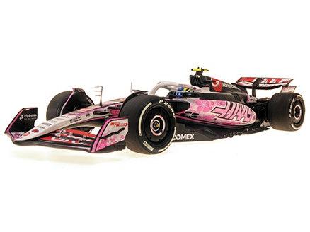 Moneygram Haas F1 Team VF-25 F1 Japanese GP 2025 Oliver Bearman 1:18 Scale Diecast Car – Minichamps-Minichamps-Diecast Model Centre