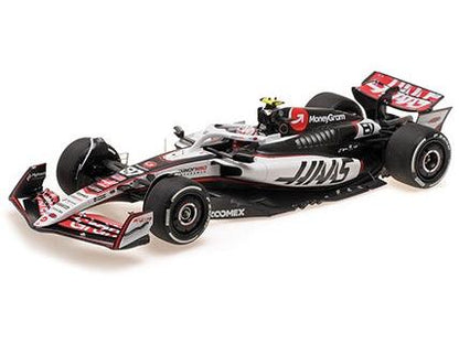 Moneygram Haas F1 Team VF-25 F1 Monaco GP 2025 Oliver Bearman 1:18 Scale Diecast Car – Minichamps-Minichamps-Diecast Model Centre