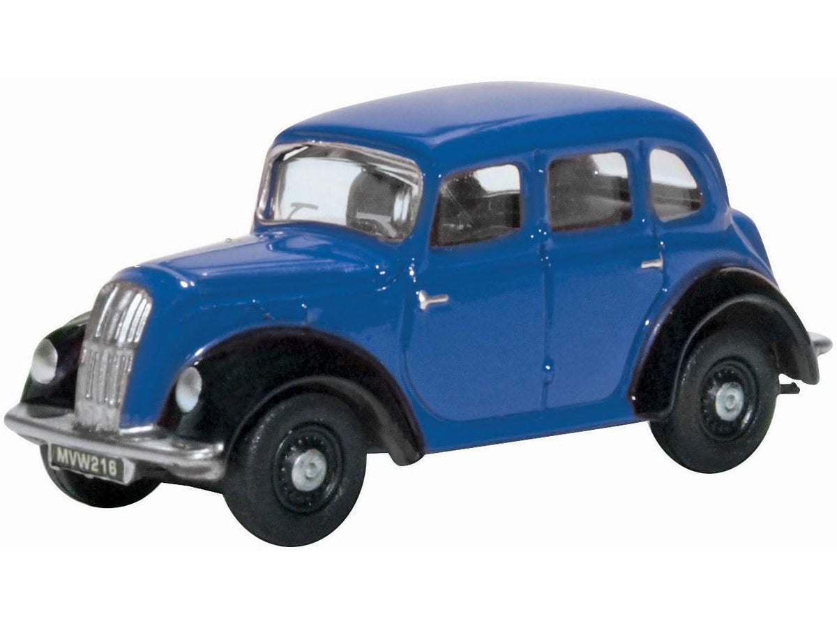 Morris Eight E Series Saloon Blue 1:76 Scale Diecast Car – Oxford Diecast-Oxford Diecast-Diecast Model Centre