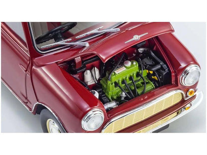Morris Mini-Minor Cherry Red 1:18 Scale Diecast Model Truck – Kyosho-Kyosho-Diecast Model Centre