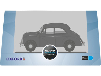 Morris Minor MMS Saloon Black 1:76 Scale Diecast Car – Oxford Diecast-Oxford Diecast-Diecast Model Centre