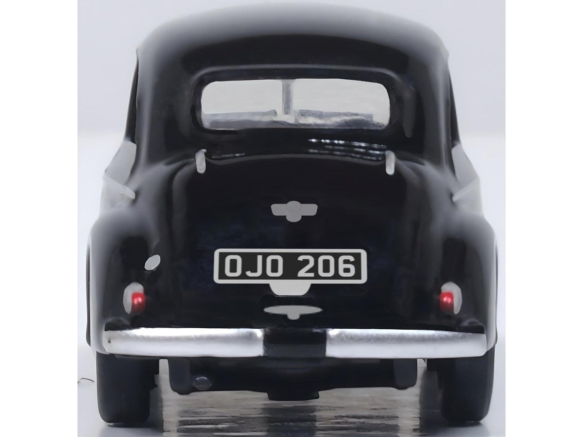 Morris Minor MMS Saloon Black 1:76 Scale Diecast Car – Oxford Diecast-Oxford Diecast-Diecast Model Centre