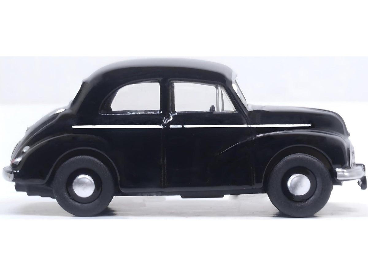Morris Minor MMS Saloon Black 1:76 Scale Diecast Car – Oxford Diecast-Oxford Diecast-Diecast Model Centre