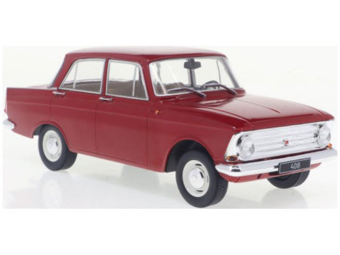 Moskwitsch 408 1966 dark red - 1:24 Scale Model Car-WhiteBox-Diecast Model Centre