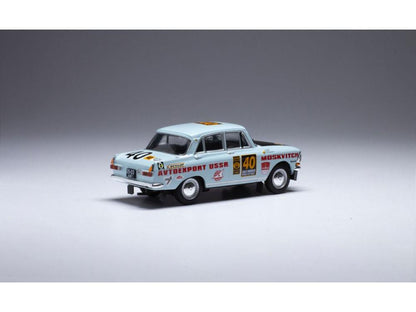 Moskwitsch 412 #40 Rally London/Mexico 1970 S.Tenishev/V.Kislykh 1:43 Scale IXO Diecast Model Car-IXO-Diecast Model Centre