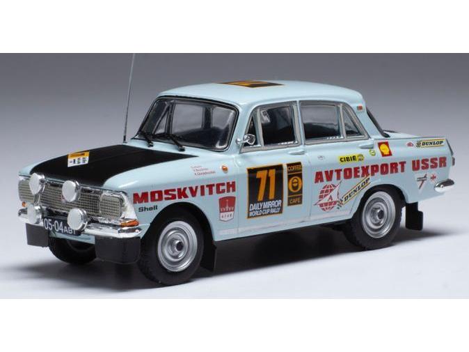 Moskwitsch 412 #71 Rally London/Mexico 1970 G.Holm/V.Boubnov/K.Guiradouskas 1:43 Scale IXO Diecast Model Car-IXO-Diecast Model Centre