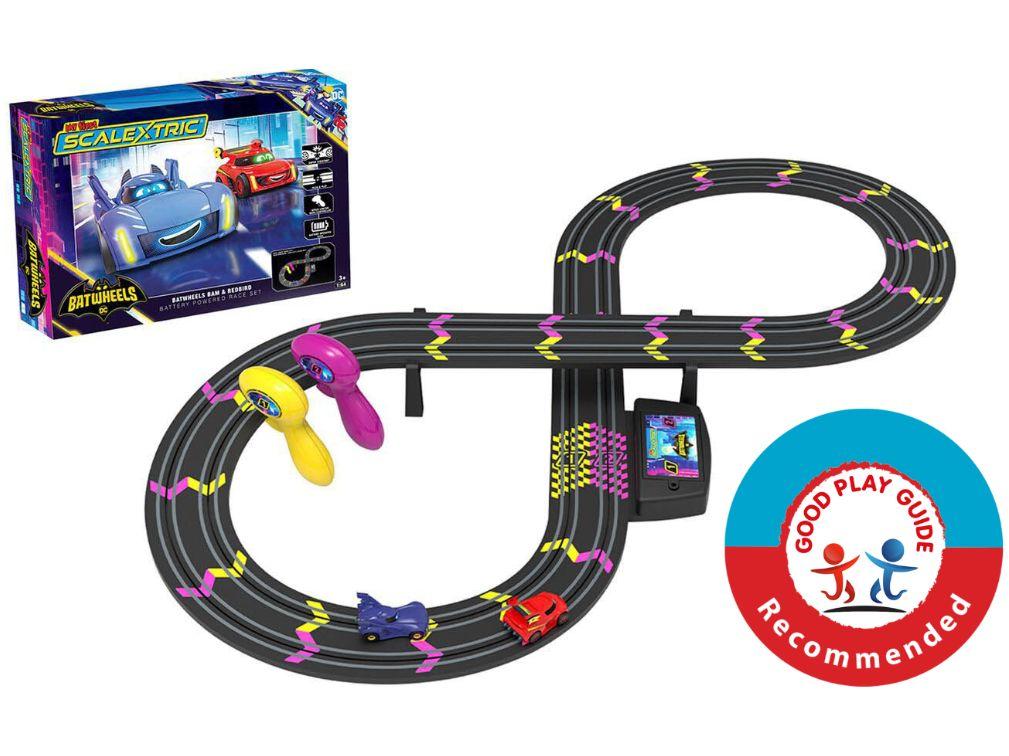 My First Scalextric Batwheels Batman vs Robin Battery Powered Race Set 1:64 Scale-Scalextric-Diecast Model Centre