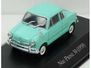NSU Prinz 30 1959 Turquoise (Argentina Spec.) 1:43 Scale Diecast Model-Unbranded-Diecast Model Centre