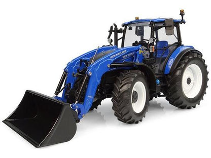 New Holland T5.120 Dual Command Tractor w/Front Loader 655 LU 2025 1:32 Scale Universal Hobbies Diecast Model-Universal Hobbies-Diecast Model Centre