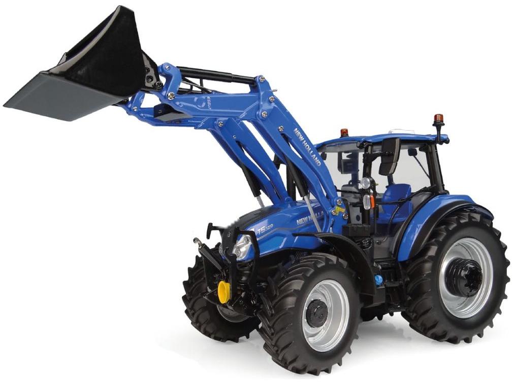 New Holland T5.120 Tractor w/Front Loader 1:32 Scale Universal Hobbies Diecast Model-Universal Hobbies-Diecast Model Centre