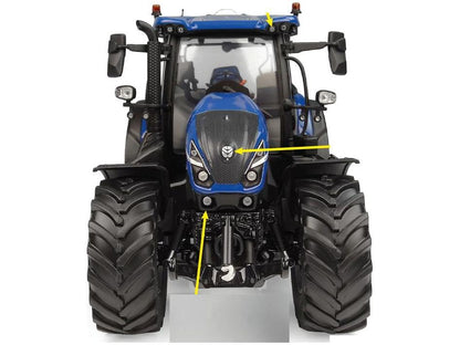 New Holland T7.210 Dynamic Tractor Blue 1:32 Scale Universal Hobbies Diecast Model-Universal Hobbies-Diecast Model Centre