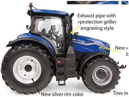 New Holland T7.210 Dynamic Tractor Blue 1:32 Scale Universal Hobbies Diecast Model-Universal Hobbies-Diecast Model Centre