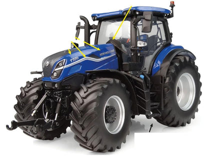 New Holland T7.210 Dynamic Tractor Blue 1:32 Scale Universal Hobbies Diecast Model-Universal Hobbies-Diecast Model Centre