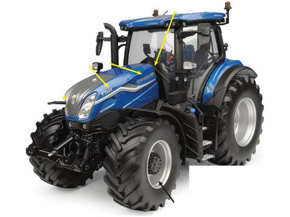 New Holland T7.225 Tractor Blue Power 1:32 Scale Universal Hobbies Diecast Model-Universal Hobbies-Diecast Model Centre