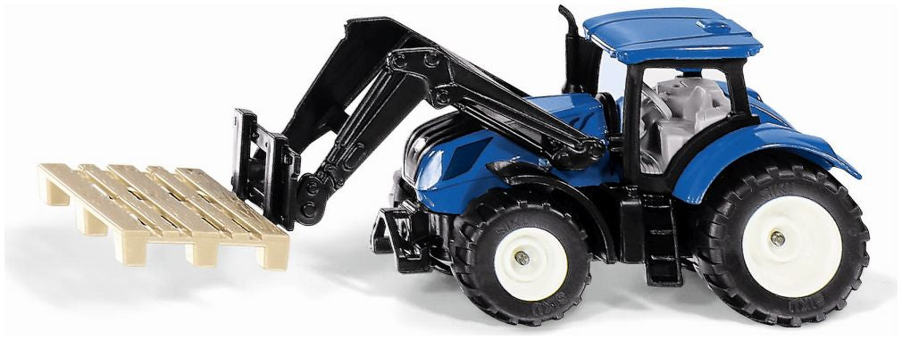 New Holland W/Pallet Fork and Pallet 1:87 Scale Siku-Siku-Diecast Model Centre