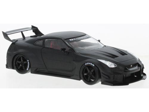 Nissan 35GT-RR LB-Silhouette Works GT Black 2019 Basis GT-R (R35) 1:43 Scale IXO Diecast Model Car-IXO-Diecast Model Centre