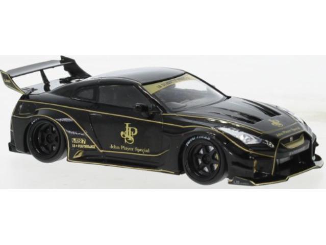 Nissan 35GT-RR LB-Silhouette Works GT Black RHD JPS 2019 1:43 Scale IXO Diecast Model Car-IXO-Diecast Model Centre