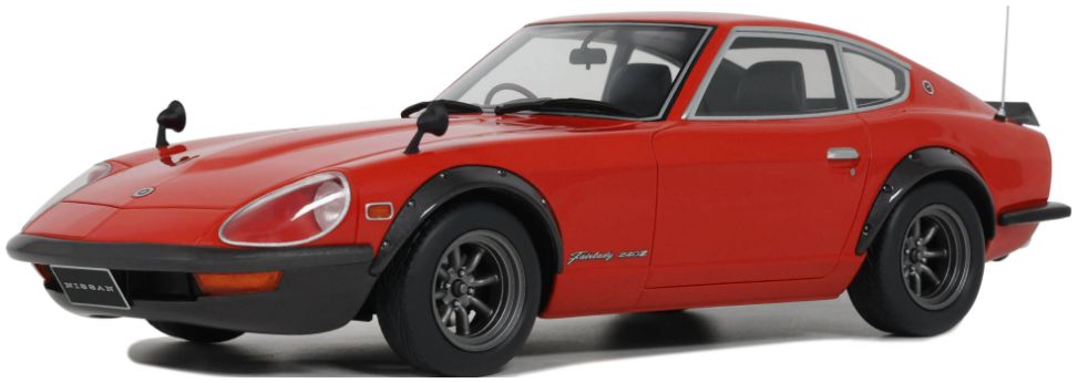 Nissan Fairlady 240 ZG 1972 Red 1:18 Scale OttOmobile Resin Model-OttOmobile-Diecast Model Centre
