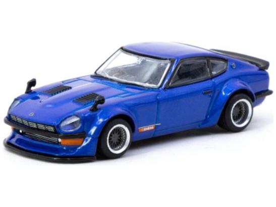 Nissan Fairlady Z (S30) Blue 1:64 Scale Tarmac Works Diecast Model Car-Tarmac Works-Diecast Model Centre