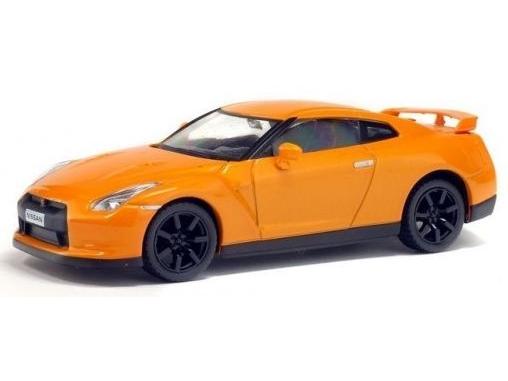 Nissan GT-R 2007 Orange 1:43 Scale Solido Diecast Model-Solido-Diecast Model Centre