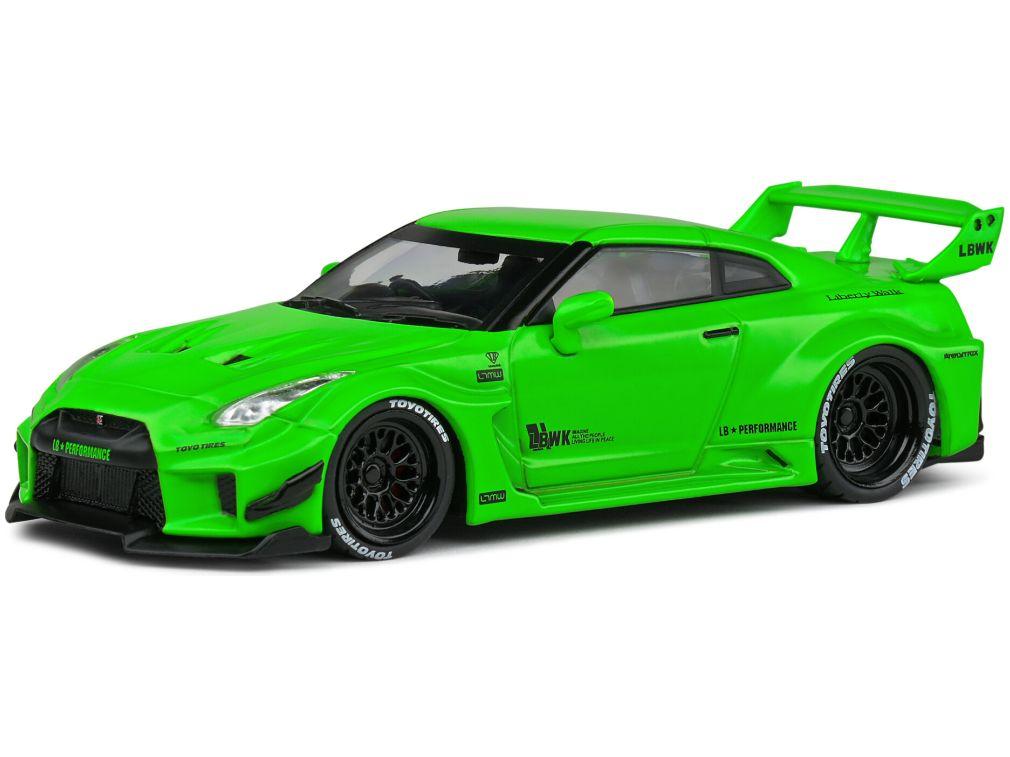 Nissan GT-R (R35) LB Work Silhouette Green 1:43 Scale Solido Diecast Model-Solido-Diecast Model Centre