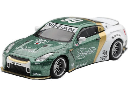 Nissan GT-R (R35) LB Works Type 1 Custom Ducktail Auto Finesse (LHD) 1:64 Scale Diecast Car – MINI GT-MINI GT-Diecast Model Centre