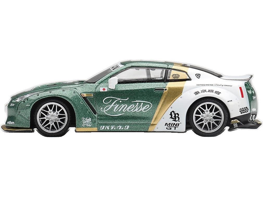 Nissan GT-R (R35) LB Works Type 1 Custom Ducktail Auto Finesse (LHD) Blister Packing 1:64 Scale Diecast Car – MINI GT-MINI GT-Diecast Model Centre