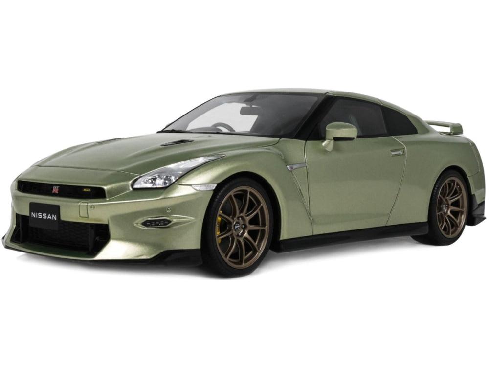 Nissan GT-R (R35) Premium Edition T-Spec Millenium Jade 2024 1:18 Scale Resin Model Car – GT Spirit-GT Spirit-Diecast Model Centre