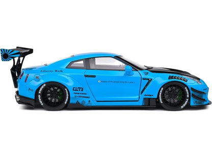 Nissan GT-R (R35) w/Liberty Walk Body Kit 2.0 Baby Blue 2024 1:18 Scale Diecast Model Car – Solido-Solido-Diecast Model Centre