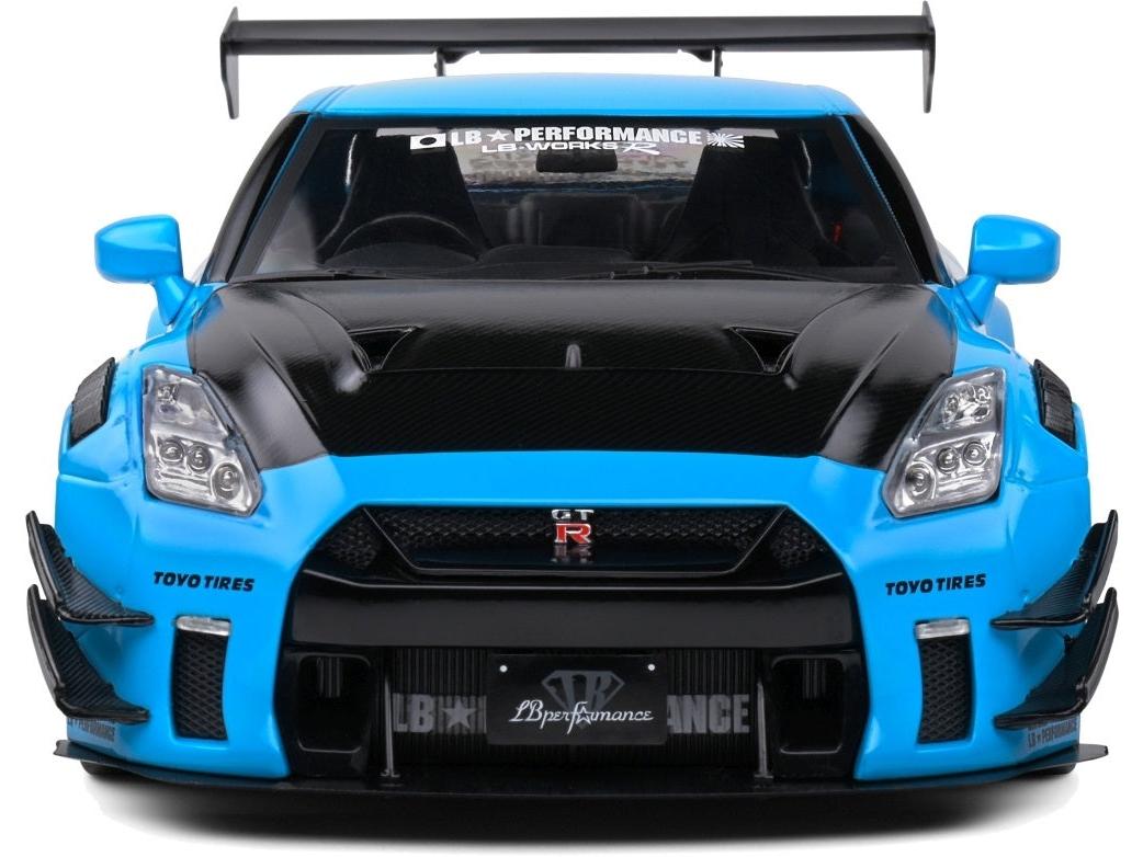 Nissan GT-R (R35) w/Liberty Walk Body Kit 2.0 Baby Blue 2024 1:18 Scale Diecast Model Car – Solido-Solido-Diecast Model Centre