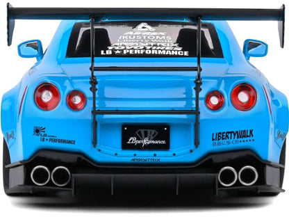 Nissan GT-R (R35) w/Liberty Walk Body Kit 2.0 Baby Blue 2024 1:18 Scale Diecast Model Car – Solido-Solido-Diecast Model Centre