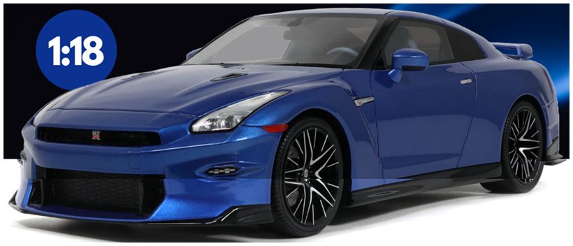 Nissan GT-R Skyline Edition Bayside Blue 2024 1:18 Scale GT Spirit Resin Model Car-GT Spirit-Diecast Model Centre