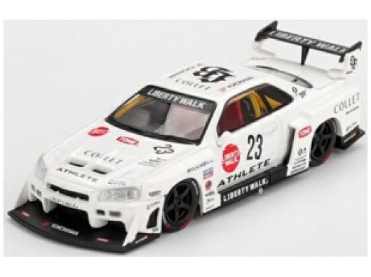 Nissan LB-ER34 Super Silhouette Athlete Collet (RHD) Blister Packaging 1:64 Scale MINI GT Diecast Model Car-MINI GT-Diecast Model Centre