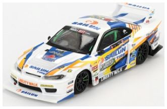 Nissan LB-SUPER Silhouette S15 Silvia #555 2023 Formula Drift Japan (RHD) Blister 1:64 Scale MINI GT Diecast Model-MINI GT-Diecast Model Centre