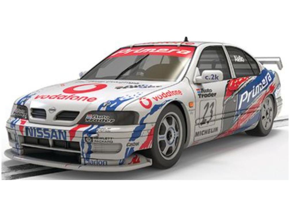 Nissan Primera BTCC 1999 Laurent Aiello 1:32 Scale Scalextric Slot Racing Car-Scalextric-Diecast Model Centre