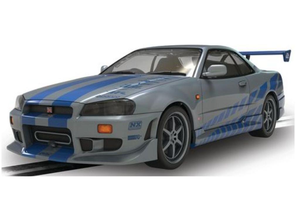 Nissan R34 Skyline 2Fast 2Furious 1:32 Scale Scalextric Slot Racing Car-Scalextric-Diecast Model Centre