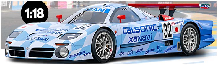 Nissan R390 GT1 Le Mans 1998 Blue 1998 1:18 Scale GT Spirit Resin Model Car-GT Spirit-Diecast Model Centre