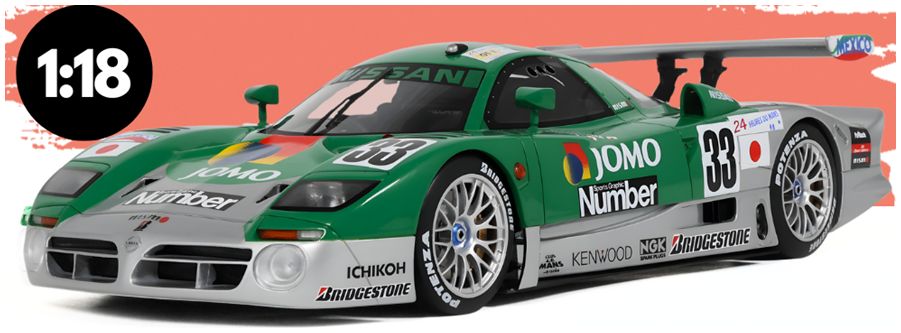 Nissan R390 GT1 Le Mans 1998 Green 1998 1:18 Scale GT Spirit Resin Model Car-GT Spirit-Diecast Model Centre