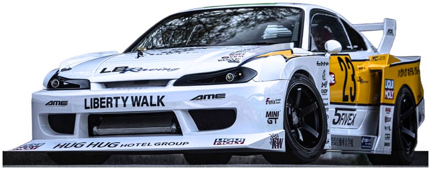 Nissan S15 Silvia LB Super Silhouette White 2021 1:18 Scale GT Spirit Resin Model Car-GT Spirit-Diecast Model Centre