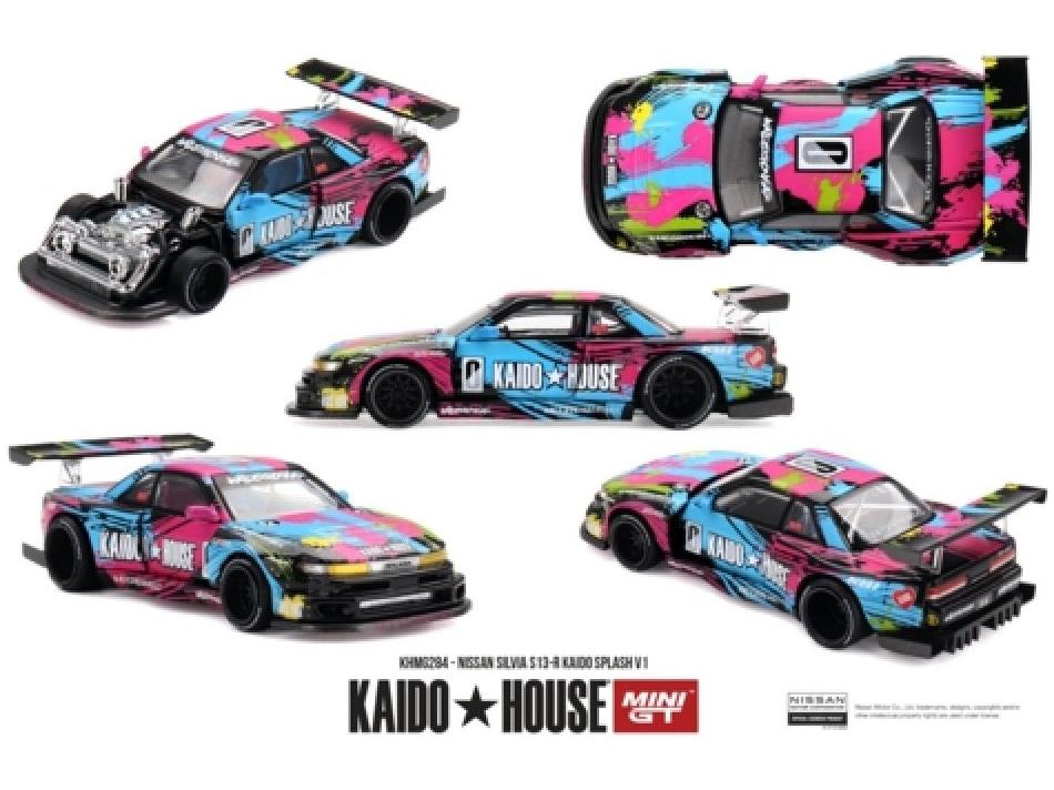 Nissan Silvia S13-R Kaido Splash V1 1:64 Scale Diecast Model Car – MINI GT-MINI GT-Diecast Model Centre